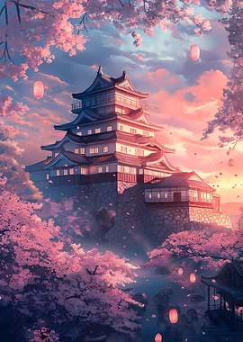 Himeji Castle Sunset 2