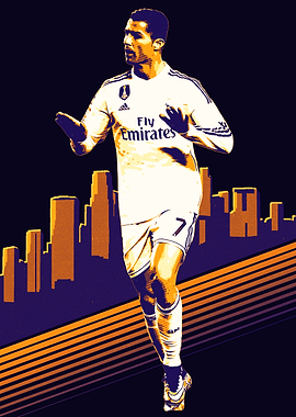 Cristiano Ronaldo Football Art