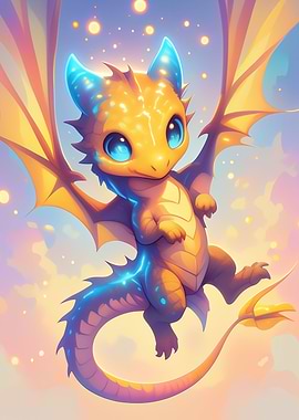 Cute Electric Dragon