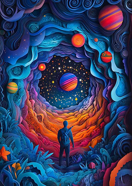 Papercut Alien World