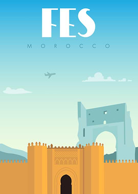 Fes city Morocco