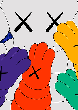KAWS Character with Hands