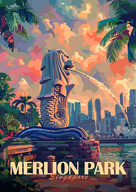 Merlion Park Singapore