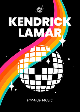 Kendrick Lamar Hip-Hop Music Poster