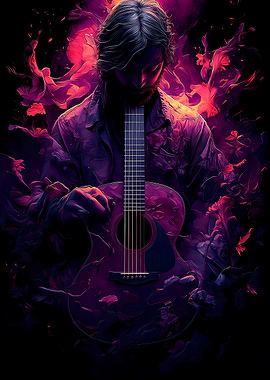 Guitarist in Purple Haze Music