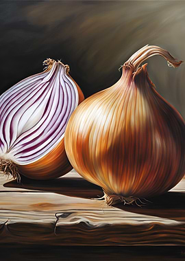 Still Life with Onions