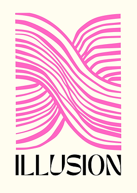 Pink Illusion Lines