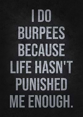 Funny Burpee Motivation