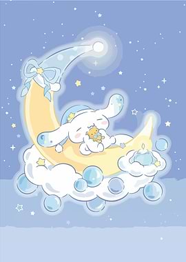 Happy Sleeping on Moon