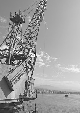 Industrial Crane & Harbor View