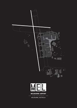 Melbourne Airport Map