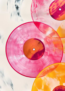 Colorful Vinyl Records