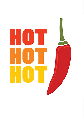 Hot Chili Pepper Graphic