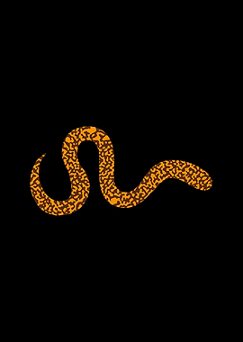 Sand worm illustration