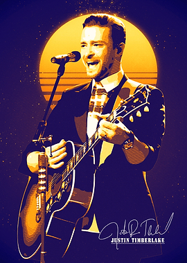 Justin Timberlake Music Poster a