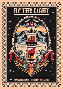 Lighthouse Tattoo Design