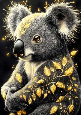 Golden Koala Animal