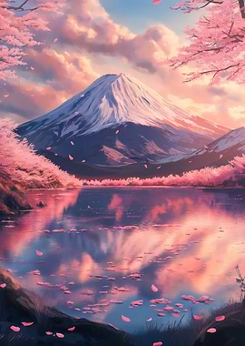 Mount Fuji Sunset
