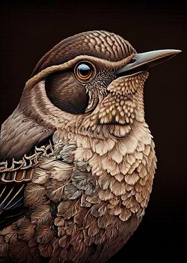 Detailed Bird Portrait