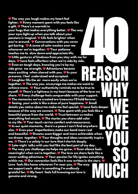 40 Reasons Why We Love You So Much