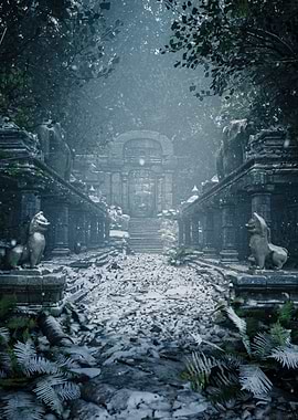 Snowy Temple Ruins