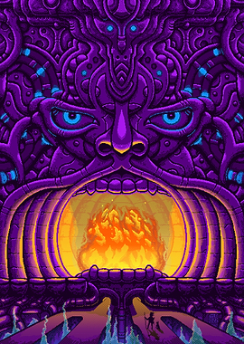 Pixel Art - At The Mouth Of The Great Forge