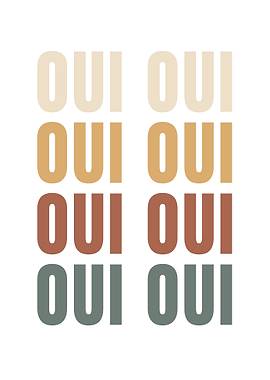 Oui Oui Wall Art