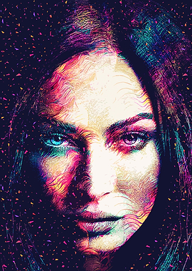 Abstract megan fox