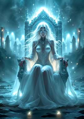 Ice Queen on Throne