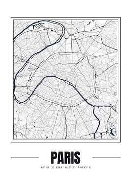Paris City Map