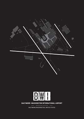 Baltimore-Washington International Airport Map