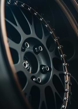 Black Alloy Wheel