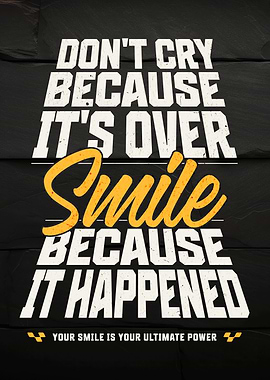 Smile Because It Happened