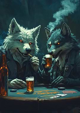 Wolf Poker Night