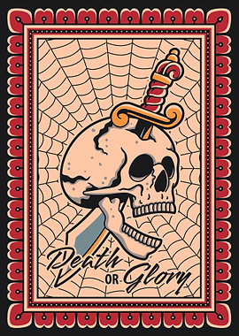 Skull and Dagger Tattoo