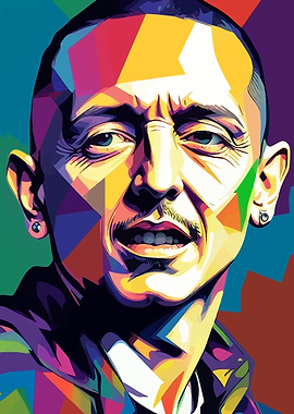 Musician Singer WPAP Portrait