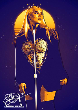 Christina Aguilera Pop Art a