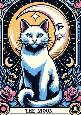 The Moon Tarot Card