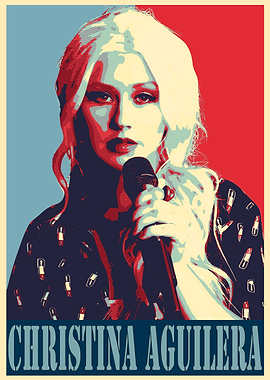 Christina Aguilera Pop Art