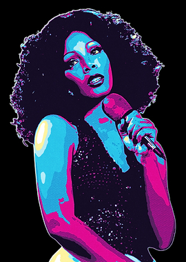 Donna Sumer Retro Art