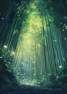 Enchanted Bamboo Forest