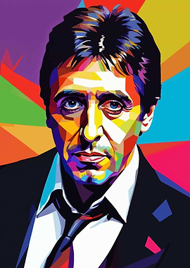 Al Pacino Pop Art Portrait