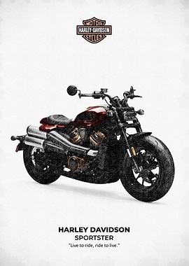 Harley Davidson Sportster Motorcycle