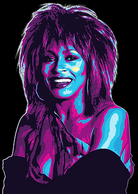 Tina Turner Retro Art