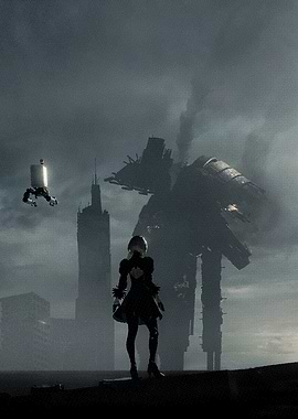 2B & Giant Mech
