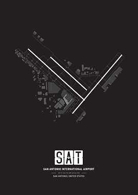San Antonio Airport Layout