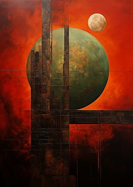 Abstract Space Painting