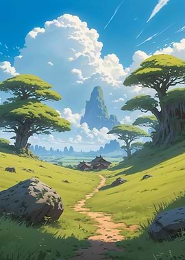 Peaceful Mountain Valley