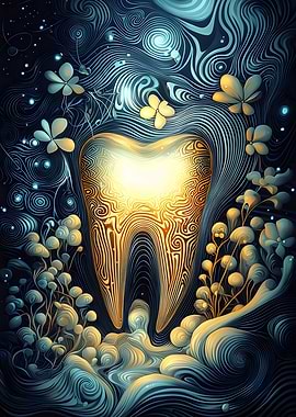 Golden Glow Tooth