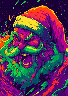 Trippy Santa Claus